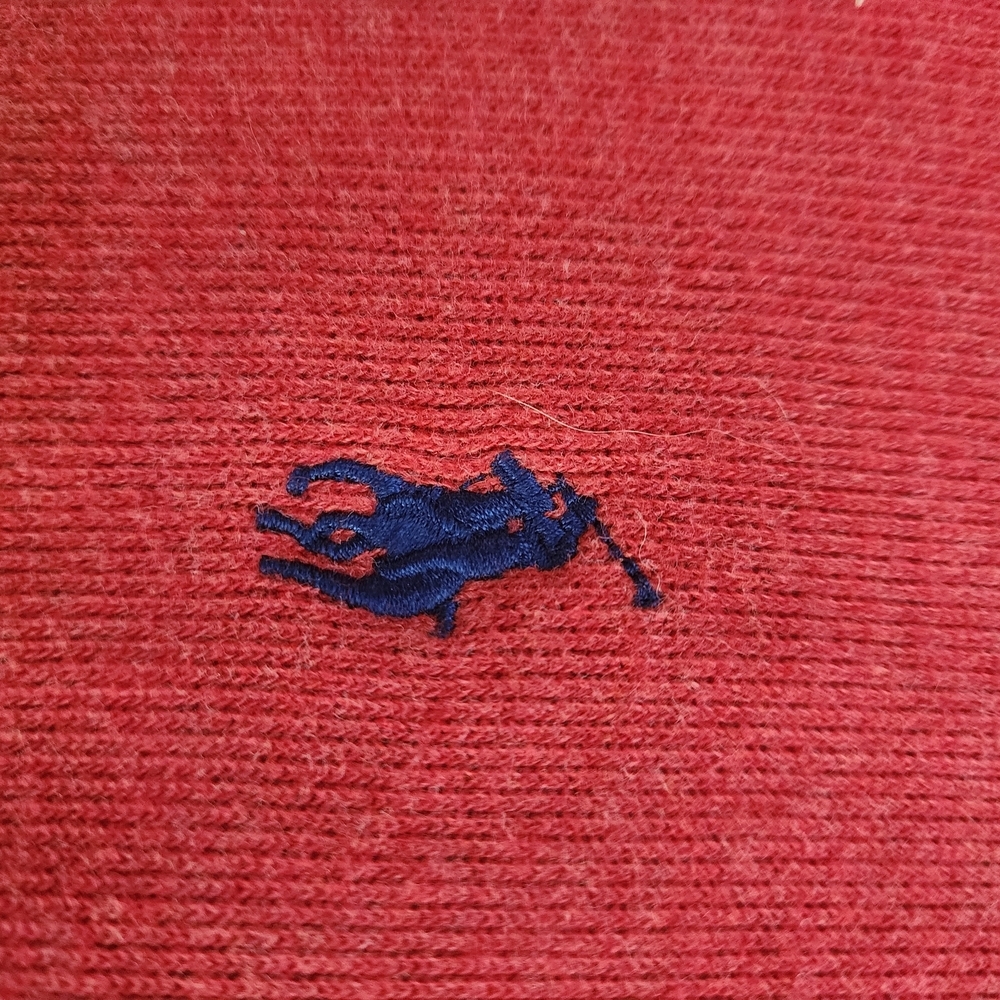 Polo Ralph Lauren Men's Red Zip-Up Sweater - Picture 8 of 10